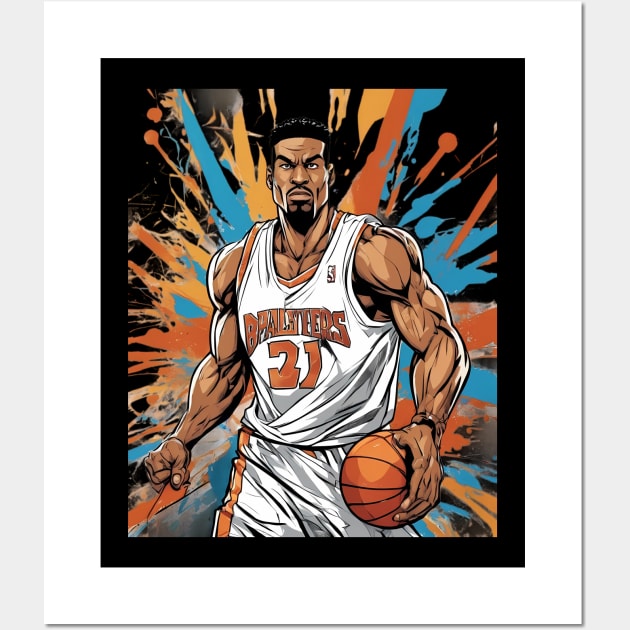 best basketball player Wall Art by animegirlnft